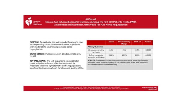 A thumbnail image of the ALIGN-AR data summary slide.