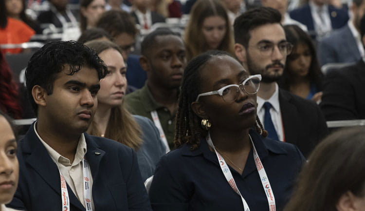 Early Career Symposium attendees listen carefully to a presentation on Friday, Nov. 5, 2025 during Scientific Sessions 2025 in New Orleans, Louisiana.