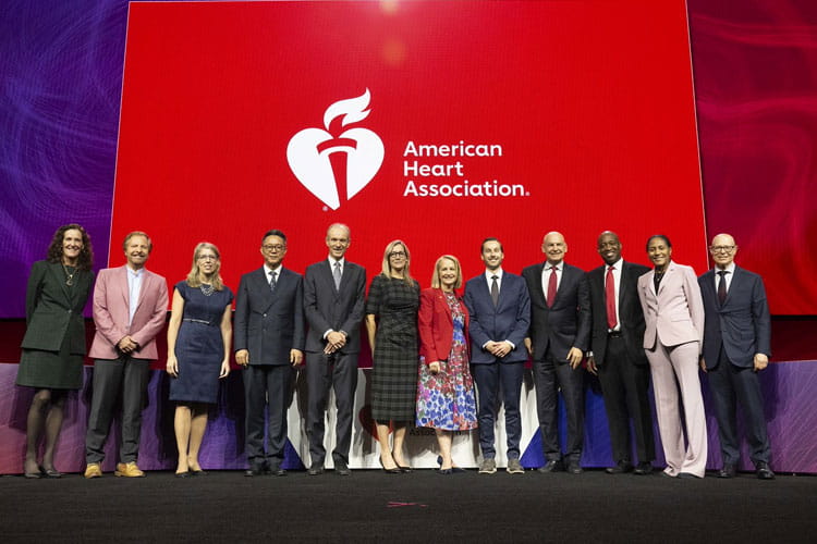 Speakers from the first Late Breaking Science session at #AHA25 in New Orleans, Louisiana, Saturday, Nov. 8, 2025.