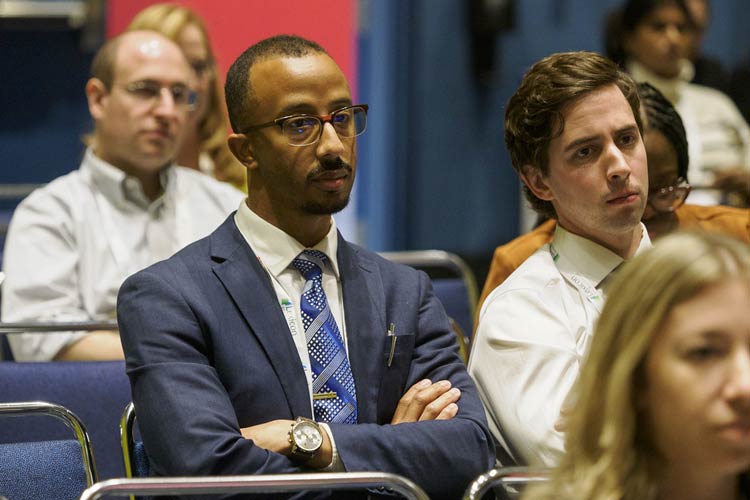Audience members listen during the QCOR symposium at Scientific Sessions 2024.