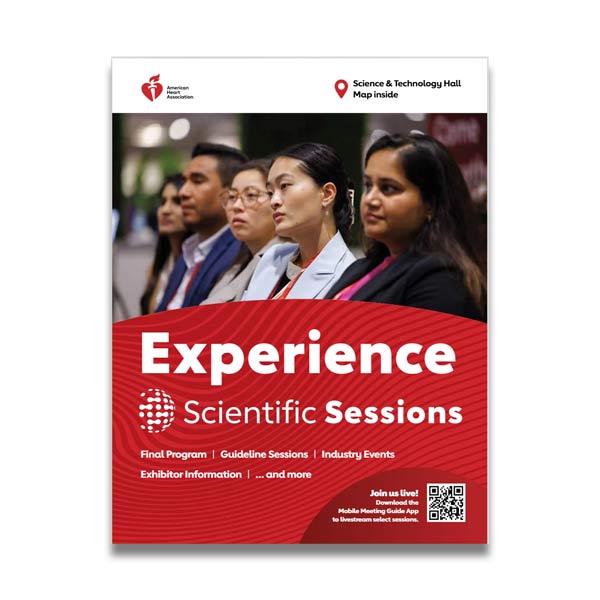 The cover of the Experience Scientific Sessions 2026 flip book.