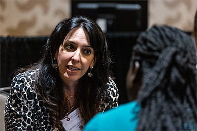 San Diego, CA - AHA's Hypertension Scientific Sessions 2022 - Attendees and mentors during TAC CHAMP lunch at the American Heart Association's Hypertension Scientific Sessions 2022 at the Hilton San Diego Bayfront here today, Thursday September 8, 2022. With experts in the fields of hypertension and its relationship to cardiac and kidney disease, stroke, obesity, and genetics, attendees will have the opportunity to connect with cross-disciplinary researchers from around the world.