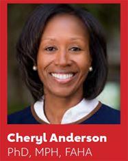 COC Chair, Cheryl Anderson, PhD, MPH, FAHA