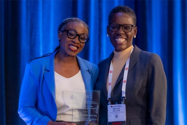Smiling awardees during Vascular Discovery: From Genes to Medicine Scientific Sessions