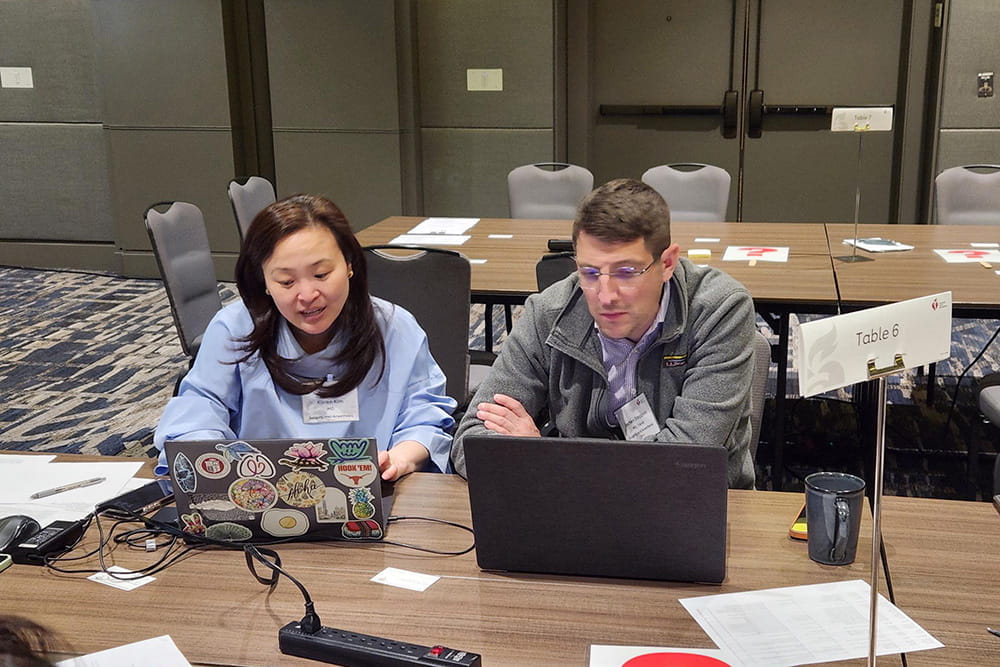 Dr. Kim and Dr. Steppan from CVSA Council in February 2026 during CSSP.