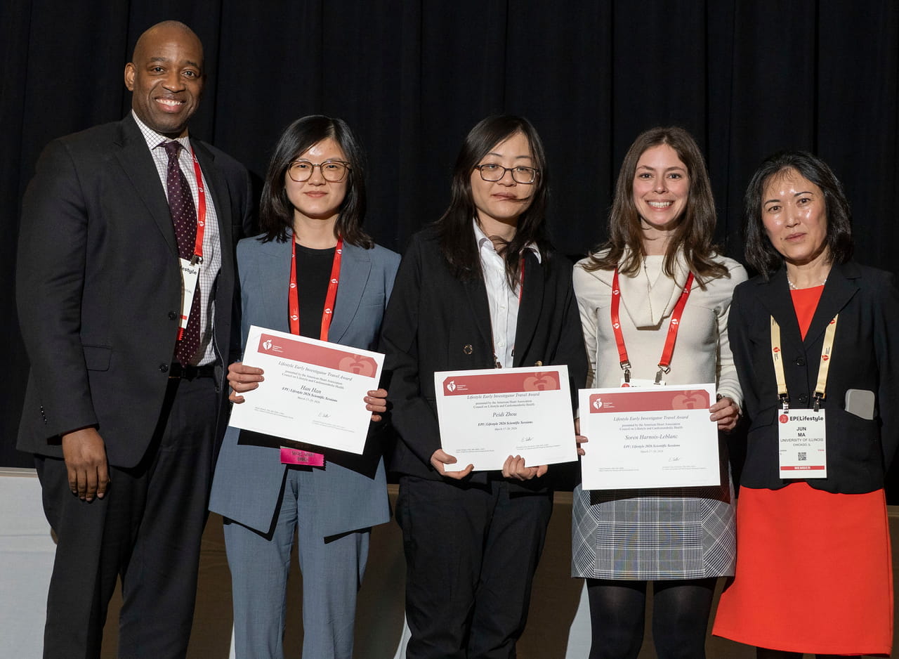 Lifestyle Early Investigator Travel Awardees during EPI|Lifestyle26 in Boston, Massachusetts.