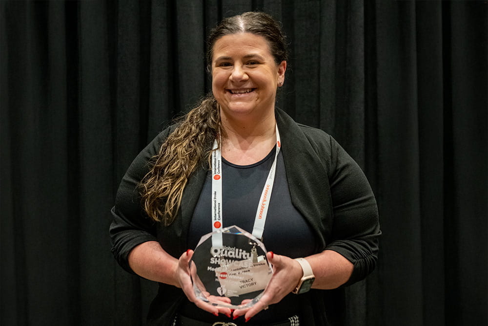 Global Quality Showcase Model Sharing Poster Event Winner - Hospital Category during ISC26 in New Orleans, Louisiana.