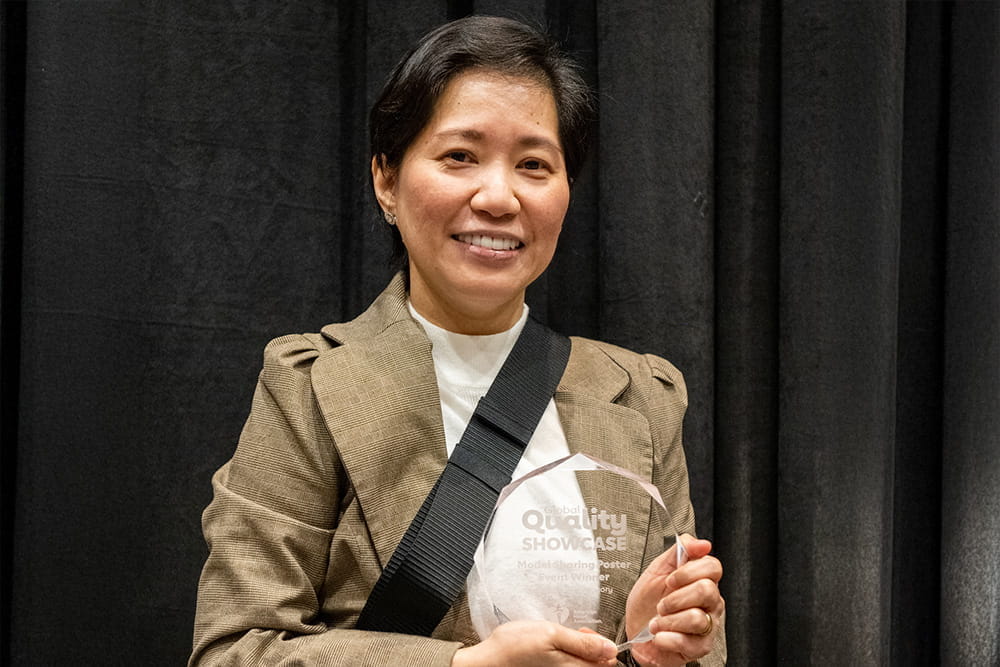 Global Quality Showcase Model Sharing Poster Event Winner - Post Acute Category during ISC26 in New Orleans, Louisiana.