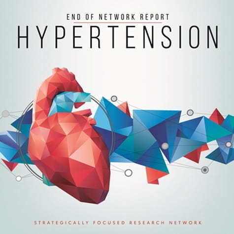 Decorative Hypertension summary cover page illustration