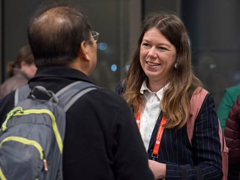 Speakers and Researchers during Researchers at Heart Reception