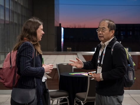 Speakers and Researchers during Researchers at Heart Reception