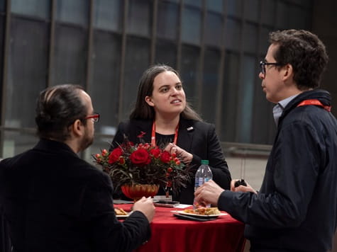 Speakers and Researchers during Researchers at Heart Reception