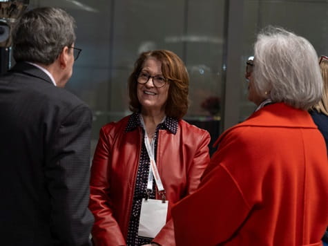 Speakers and Researchers during Researchers at Heart Reception