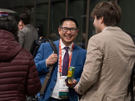 Speakers and Researchers during Researchers at Heart Reception