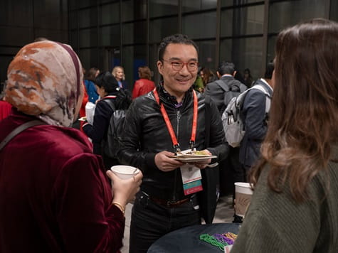 Speakers and Researchers during Researchers at Heart Reception