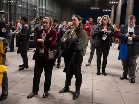 Speakers and Researchers during Researchers at Heart Reception