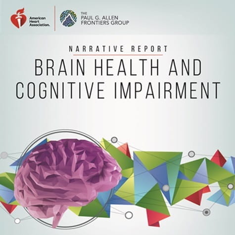 Decorative Brain Health and Cognitive Impairment summary cover illustration