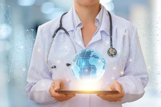 online consultation with patients concept