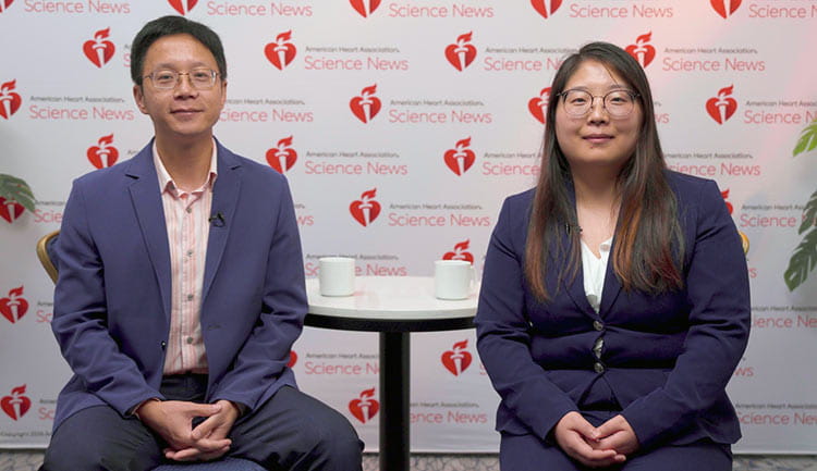 A still frame from a video interview with Pan Ma, PhD.