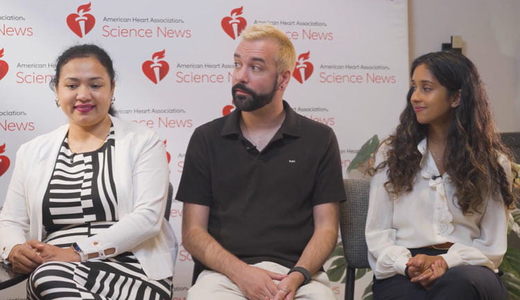 The BCVS 2026 Outstanding Early Career Investigator Finalists in a still frame from a video interview.