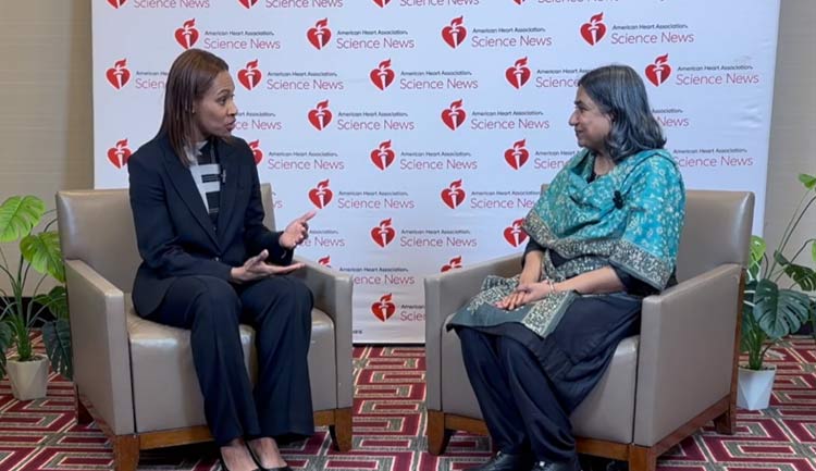 A still frame from an interview with Renu Garg, MD, MPH from Resolve to Save Lives.