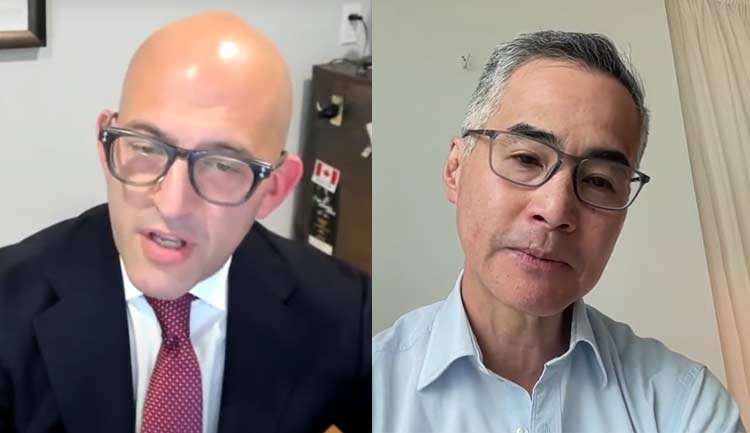 A still frame from a video about RAPIDxAI, a study comparing the effects of artificial intelligence in diagnosing and treating cardiovascular disease.