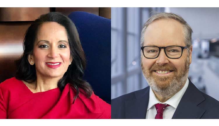 Svati H. Shah, MD, MS, MHS, FAHA, president-elect of the American Heart Association, and Joshua A. Beckman, MD, MS.