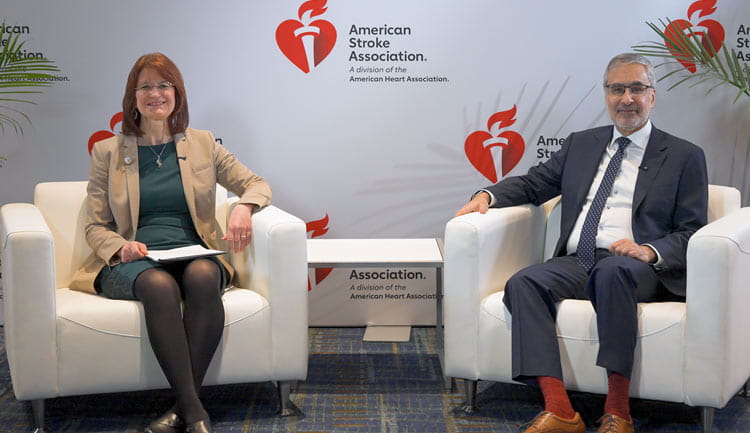 A still frame from a video about the OCEANIC-STROKE trial presented during ISC26.