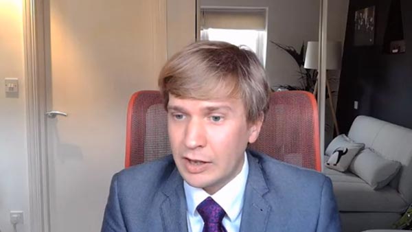 Investigator James Howard, MB, PhD summarizes the results of the SAMSON trial