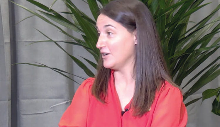 A still frame from video